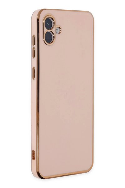 Generic Brand Samsung Galaxy A04 Compatible Case Volet Silicone - Pink