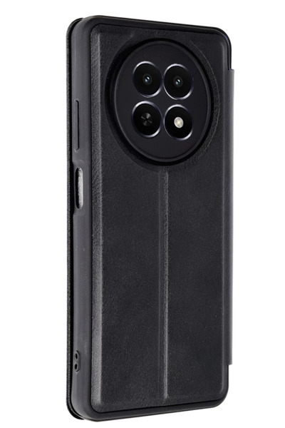 Generic Brand Realme 12 5g Compatible Case Flip Cover - Black