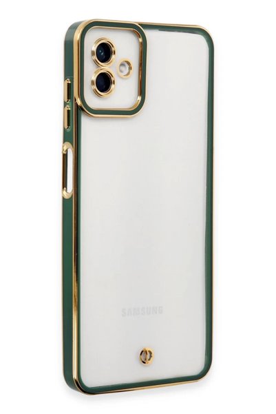northcity n Samsung Galaxy A04 Compatible Case Liva Lens Silicone - Green