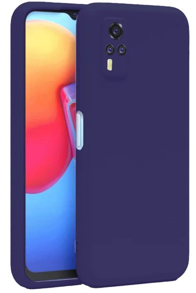 Generic Brand Vivo Y53S Compatible Case Nano Velvet Silicone - Purple
