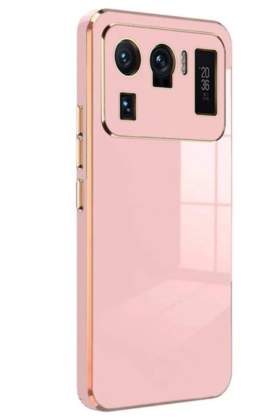 Bezos Xiaomi Mi 11 Ultra Compatible Case Volet Silicone - Pink