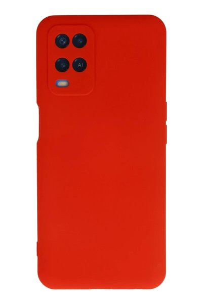 northcity n Oppo A54 4g Compatible Case Nano Velvet Silicone - Red
