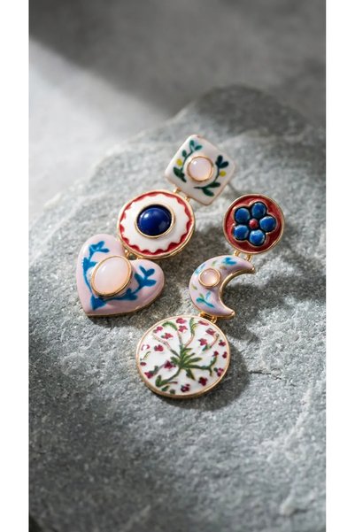 purelane Çini Model Küpe