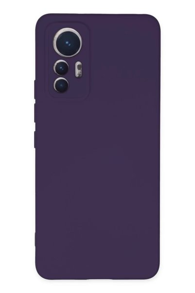 northcity n Xiaomi Mi 12 Lite Compatible Case Nano Velvet Silicone - Purple
