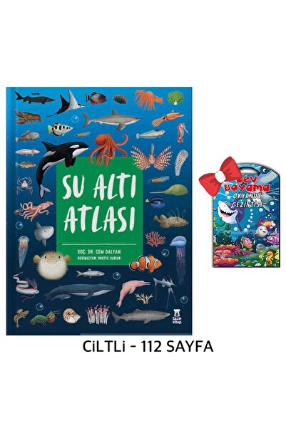 Aba Kitap Su Altı Atlası - Doç. Dr. Cem Dalyan & Okyanus Gezintisi Dev Boyama Posteri