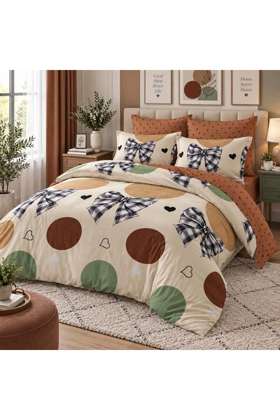 Casa Pucioasa Double bed linen with Stretchy, Finet, 6 pieces