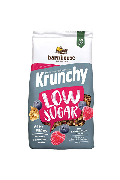 Barnhouse Granola Bio cu Fructe de Pădure, Cu Conținut Scăzut de Zahăr, Croca...