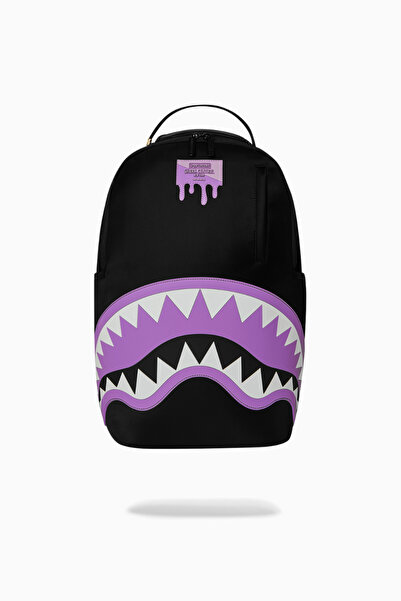 Sprayground Shark Central Passport Purple Patterned Backpack