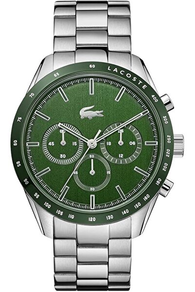 Lacoste Watch Lacoste Men's Green Dial Stainless Steel Watch - 2011080