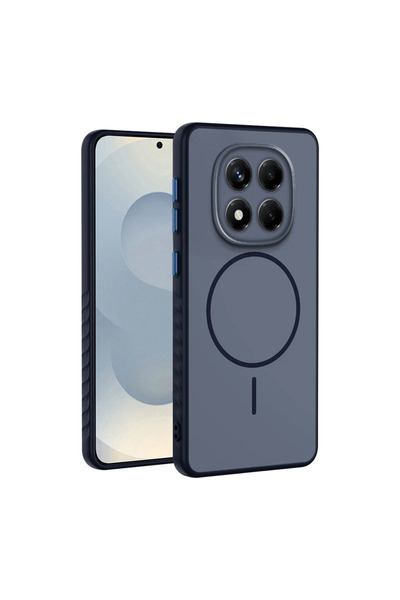 Zebana Xiaomi - Redmi Note 15 4G Mono M-Safe Silikon Kılıf mavi