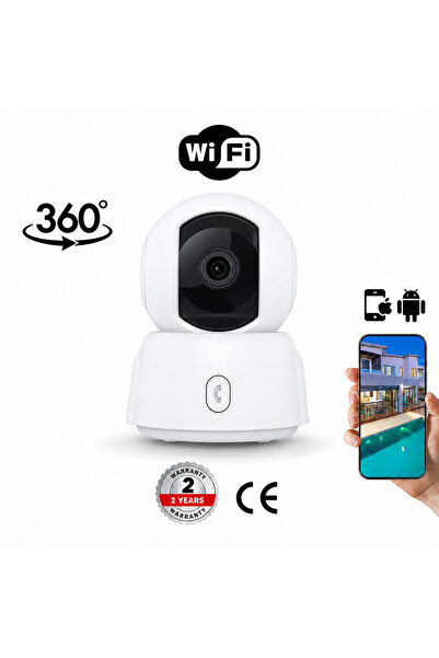 intermax 3MP 360° Kızılötesi (IR) Wi-Fi Kamera - Bebek Kamerası