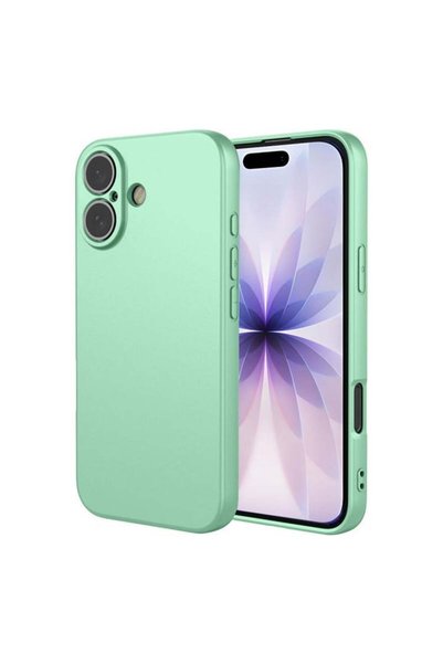 Maxcell Soft Case for iPhone 17, MicroFiber, TPU - Turquoise