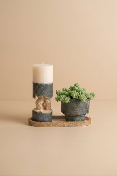 Genel Markalar Giselle Metallic Blue Muse & Jade Edition