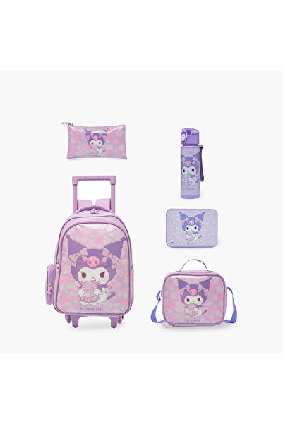 SANRIO مجموعة حقائب مدرسية مكونة من 5 قطع بتصميم قلب للفتيات من 5-8 سنوات مع ...