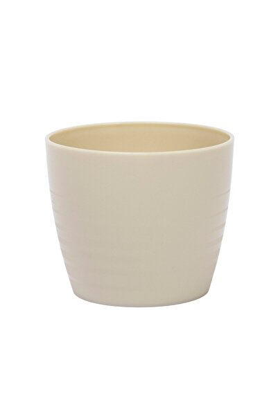 OEM Masca ghiveci Silvia, rotunda, plastic, crem deschis, D 7 cm