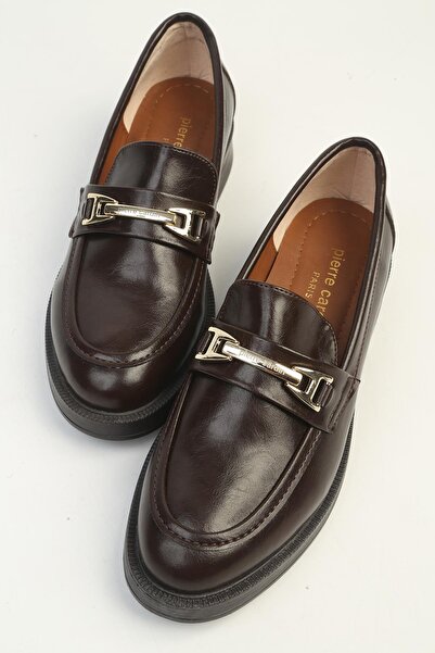Pierre Cardin Loafer maro strălucitor pentru femei PC-54169