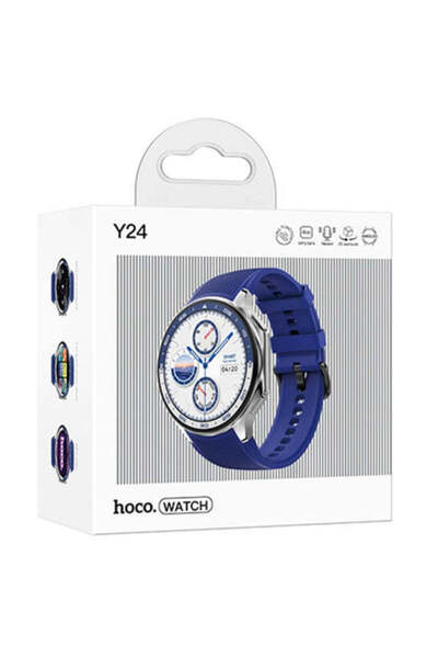 Hoco Smartwatch sport Y24, AMOLED, apeluri Bluetooth 5.3, sănătate, 390 mAh, ...
