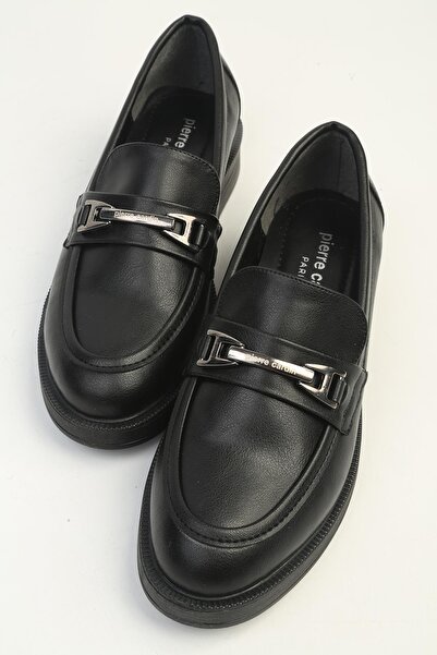 Pierre Cardin Loafer de damă din piele neagră PC-54169