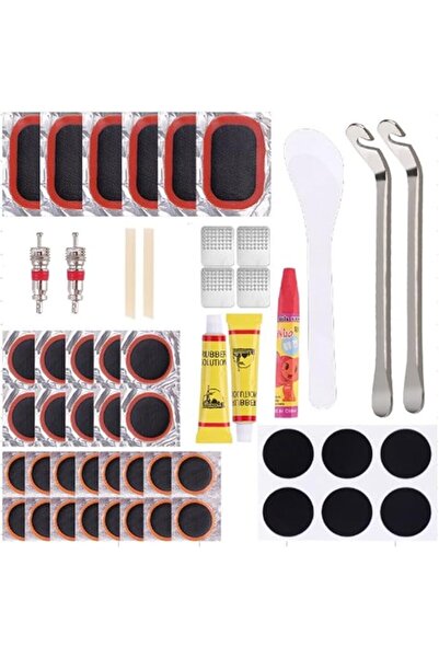 GENERAL Mikacoz Bicycle Tire Repair Tool Kit, Rubber Self Adhesive Patches Se...
