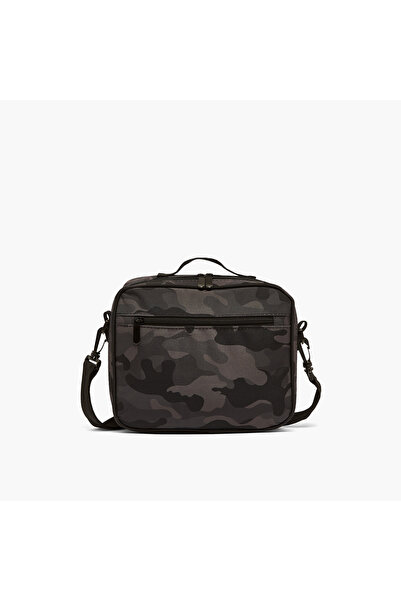 Juniors Camouflage Print Lunch Bag for Boys 8-12 Years with Insulation Design
