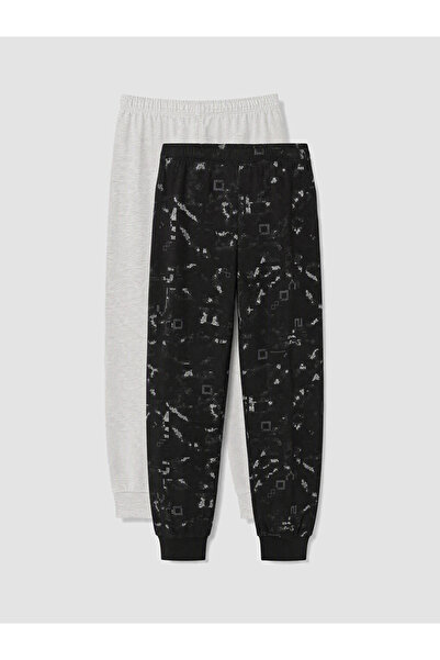 LC Waikiki Siyah Erkek Çocuk Pijama Altı 2'li