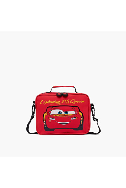 Disney Cars Print Lunch Bag for Boys 3-5 Years with Zip Closure