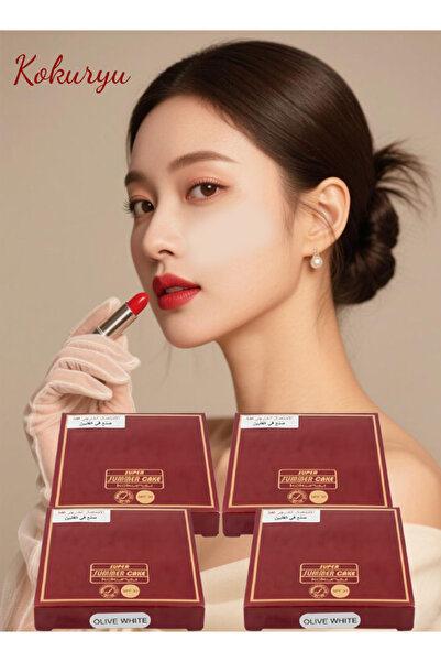 Kokuryu 4 Pieces Super Summer Cake Make-Up Olive White