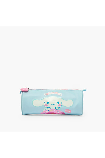 SANRIO Cinnamoroll Print Pencil Pouch with Zip Closure