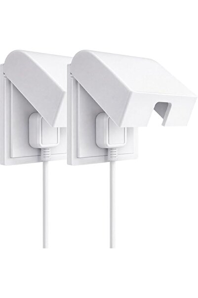 ToolHouse 2PCS Waterproof Socket Cover for Bathroom, Self Adhesive 86mm Plug ...
