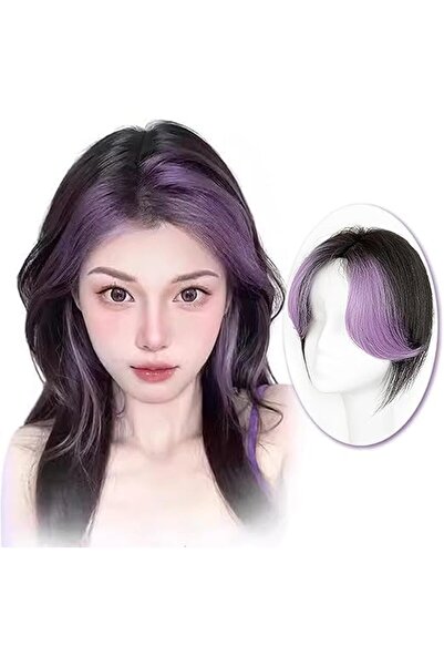 Arabest Synthetic Hair Topper with Bangs,Clip-in Hairpiece for Volume and Thi...