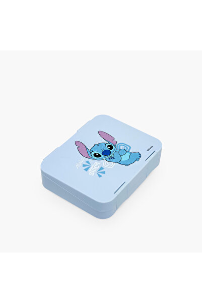 Disney Stitch Print Bento Lunch Box for Girls with Compartments