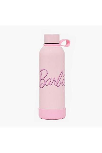 Barbie Print Stainless Steel Water Bottle with Loop Handle