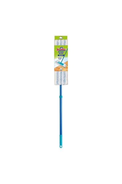 OEM Mop plat Spontex Microwiper Abrasive + maner telescopic, 140 x 46 x 14 cm