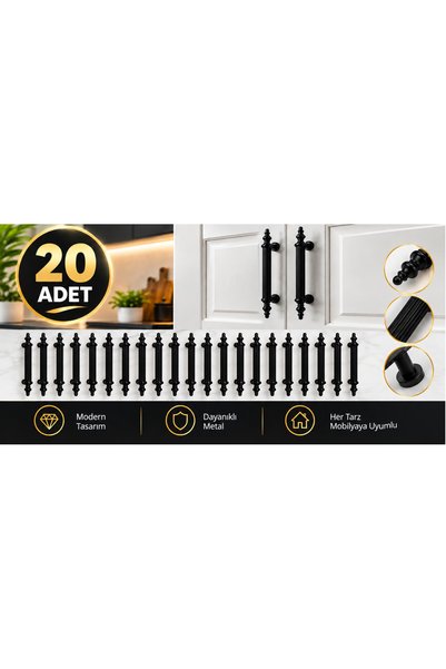 reis kulp mobilya aksesauarları imalat sanayi Black Pipe Handle Metal Cabinet...