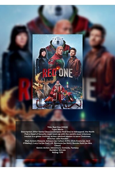 OEM Αφίσα Ινφογραφίκα Red One, Μοντέρνος και Λεπτομερής Σχεδιασμός, Χαρτόνι 2...
