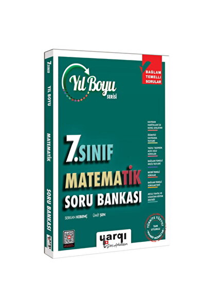 Yargı Yayınları Yargı Ders Arkadaşım 7.Sınıf Matematik Yıl Boyu Soru Bankası