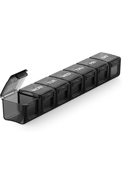 Roxolana Extra Large Weekly Pill Organizer 7 Day Pill Box with Clear Lid for ...