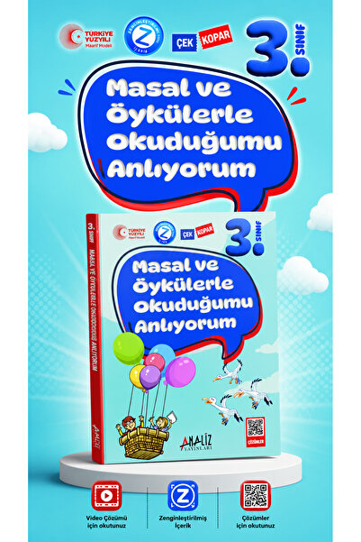 Analiz Yayınları 3.SINIF MASAL VE ÖYKÜLERLE OKUYORUM ANLIYORUM (YENİ)