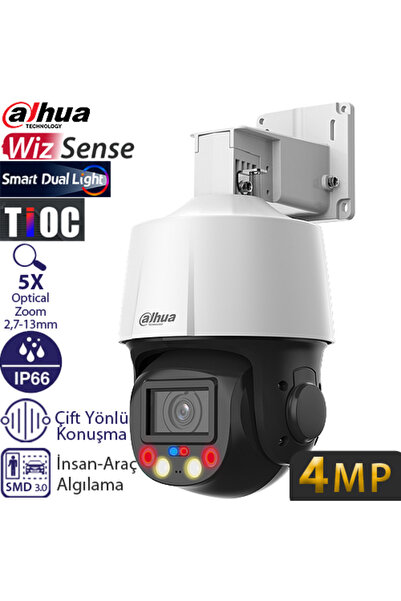 DAHUA (SD3E405DB-GNY-A-PV1) 4MP 2.7-13.5MM 5X TIOC 50M IR SESLI WIZSENSE PTZ KAMERA