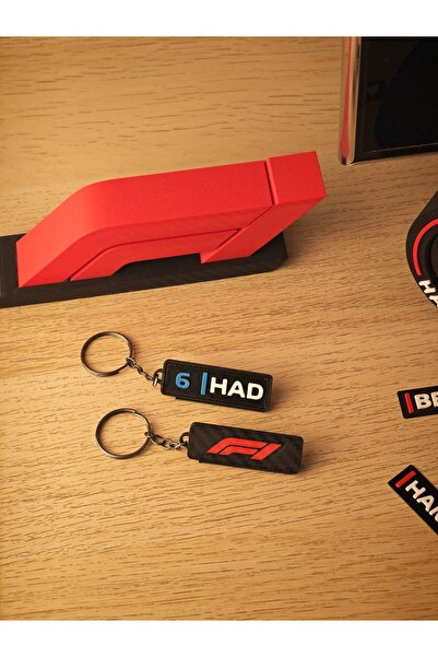 F1 Formula 1 Isack Hadjar Siyah Anahtarlık