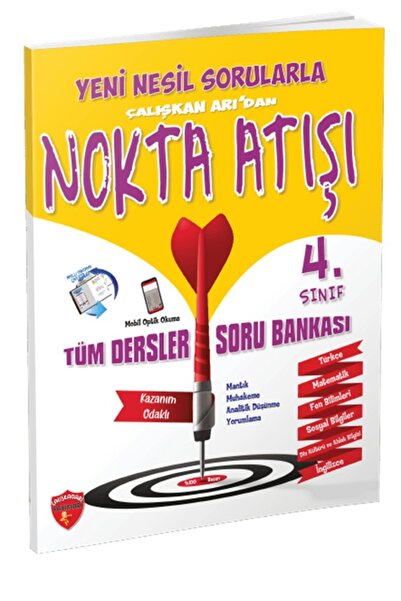 Çalışkan Arı Yayınları Çalışkan Arı 2026 4. Sınıf Nokta Atışı Tüm Dersler Sor...