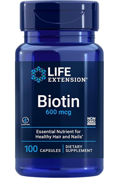 Life Extension مكمل غذائي من البيوتين 600 ميكروغرام (100 كبسولة)