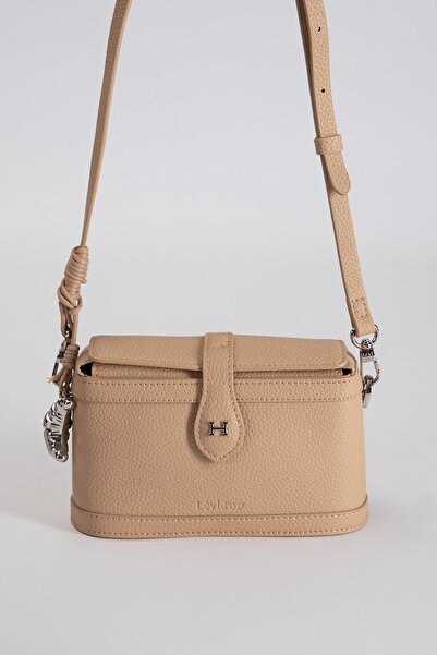 Levidor Mink charm detailed crossbody and shoulder bag