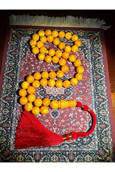 OEMS Amber and qur'an soil rosary ✨ - amber - 51 beads