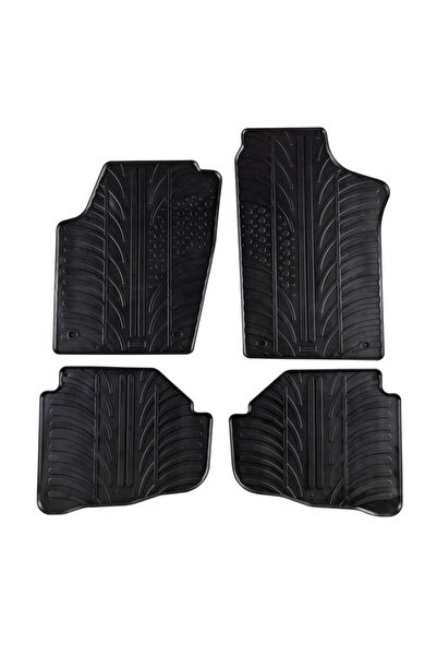 Gledring Πατάκια Αυτοκινήτου 0060 VW Fox 2005-2011 Μαύρα 4 Τεμάχια (CAR0002001)