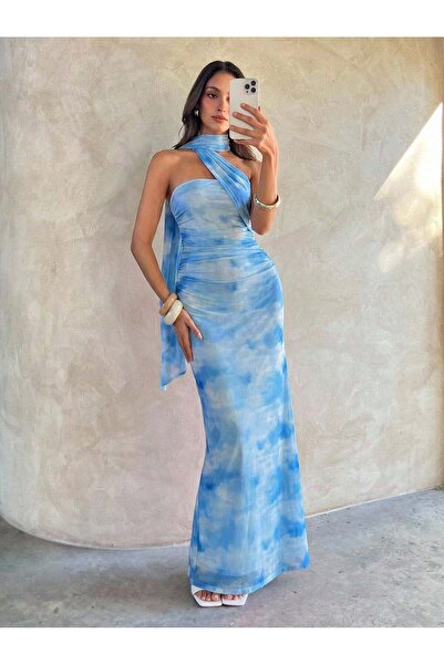 Sheya Rochie maxi, albastră - M