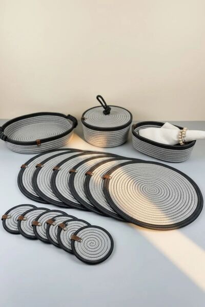 Comfort Craft 15 Piece 100% Vegan American Service and Soup Set |   Washable ...
