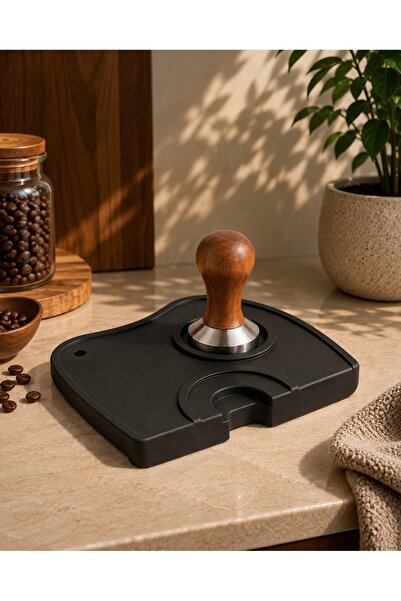 BrewCups Tamper Matı Espresso Kahve Tamper Standı Barista Ekipmanı