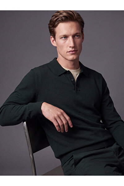 LC Waikiki Nevavm with a Difference from Southblue Green Knitwear Plain Polo ...