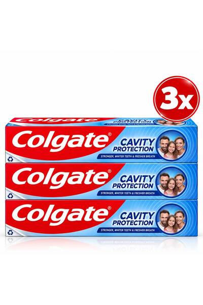 Colgate 3x 75 ml pastă pentru protecția cavitatei dentare